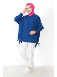 Saxe Blue - Crew neck - Tunic