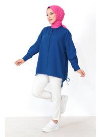 Saxe Blue - Crew neck - Tunic