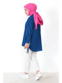 Saxe Blue - Crew neck - Tunic