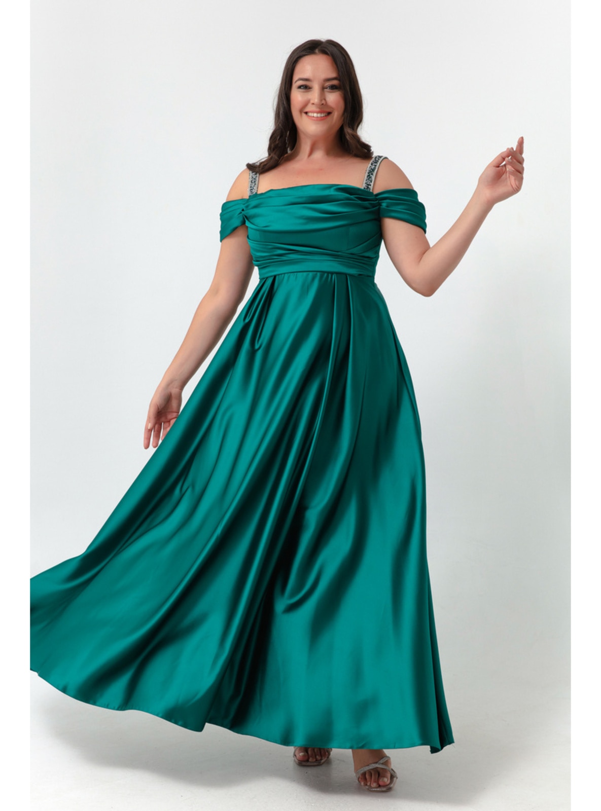 Buy Women's Lace Top Deep V-Neck Plus Size Evening Vintage Maxi Dress Online  at desertcartINDIA