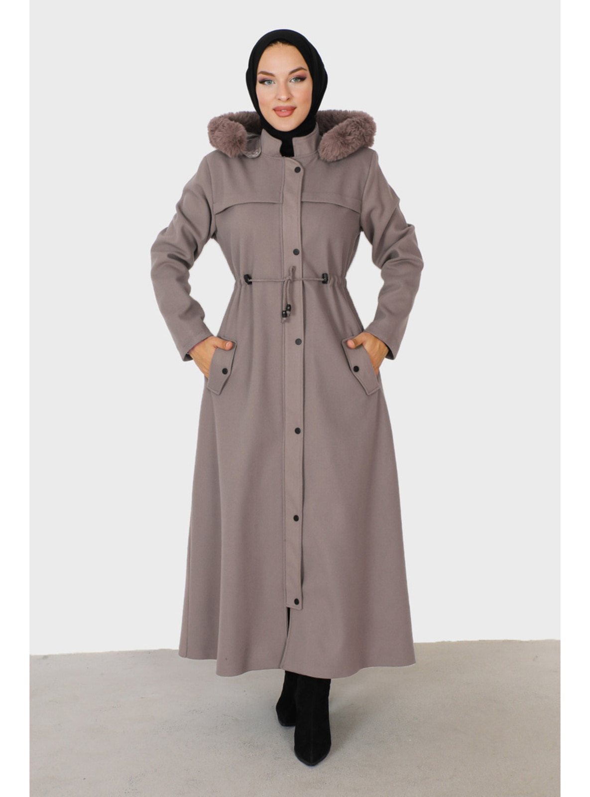 Mink - Fully Lined - Plus Size Coat