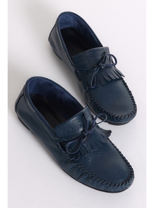 Navy Blue - Casual Shoes - Tonny Black