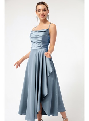Baby Blue - Fully Lined - Evening Dresses - LAFABA