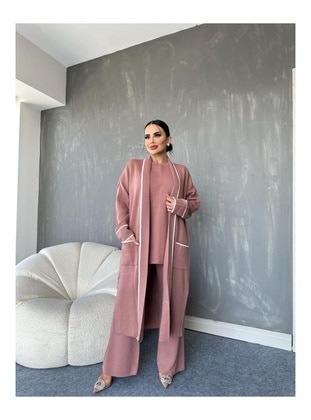 Powder Pink - Knit Suits - Maymara