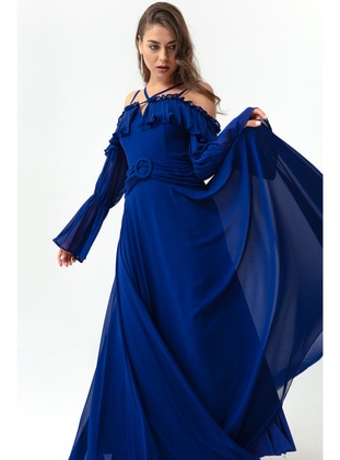 Saxe Blue - Evening Dresses - LAFABA