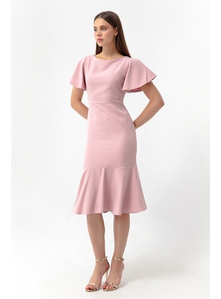 Powder Pink - Modest Dress - LAFABA
