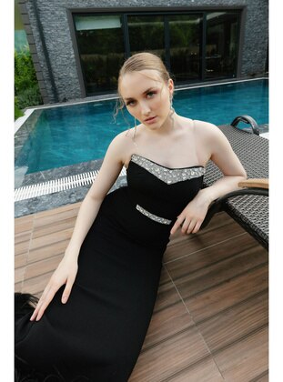 Fully Lined - Black - Evening Dresses - LAFABA