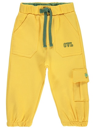 أصفر - ملابس رياضية سفلية للرضع - Civil Baby