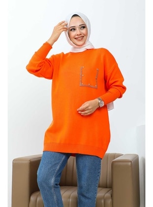 Orange - Knit Tunics - İmaj Butik