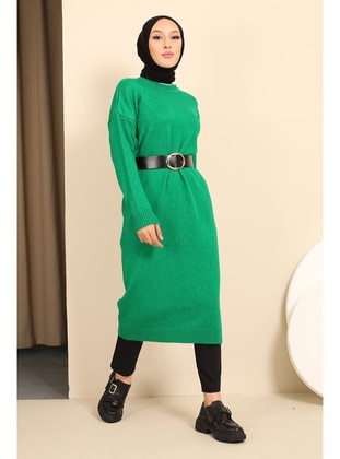 Green - Knit Tunics - İmaj Butik