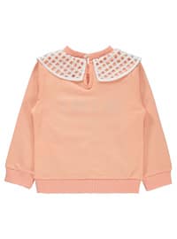 Peach - Girls` Sweatshirt