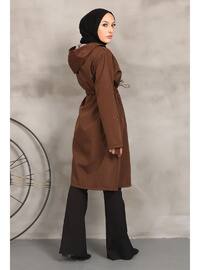 Brown - Unlined - Trench Coat