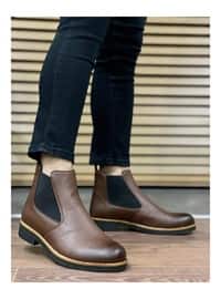 Brown - Boots - MUGGO AYAKKABI