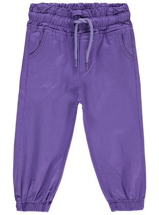 Purple - Girls` Pants - Civil Girls