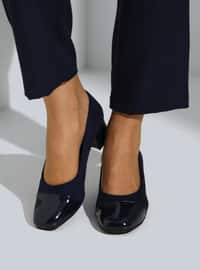 Navy Blue - Heels