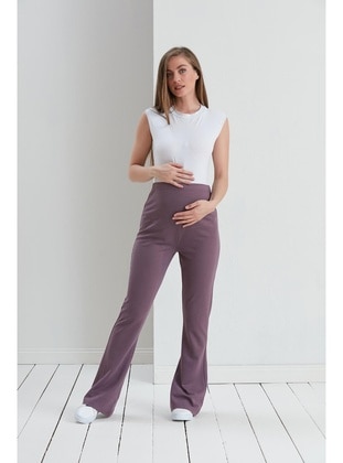 Purple - Maternity Pants - IŞŞIL
