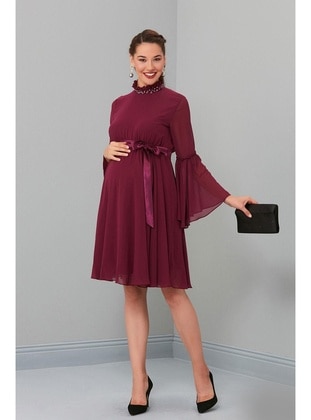 Multi Color - Maternity Evening Dress - IŞŞIL