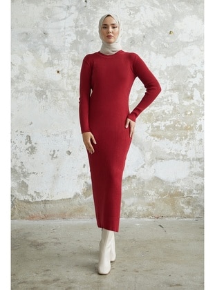 Red - Knit Dresses - InStyle