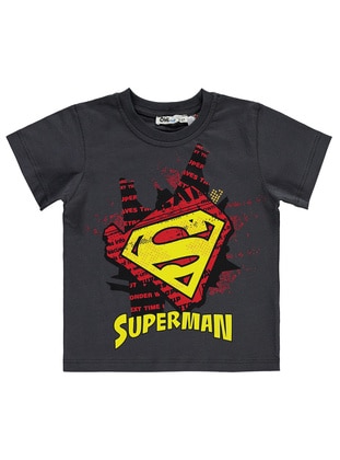 Smoke Color - Boys` T-Shirt - Superman
