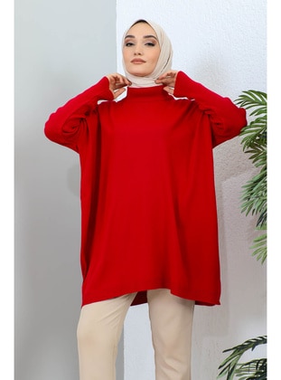 Red - Knit Tunics - İmaj Butik