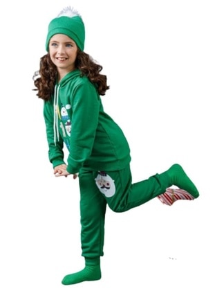 ملابس رياضية سفلية للبنات أخضر Riccotarz