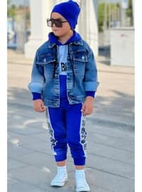 أزرق - ملابس رياضية سفلية للأولاد