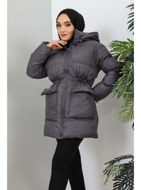 Smoke Color - Fully Lined - Puffer Jackets