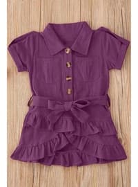 Purple - Girls` Dress