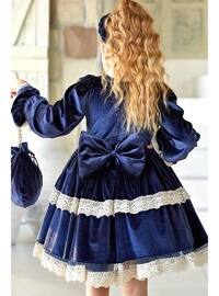  Navy Blue Girls` Dress
