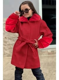 Red - Girls` Coat