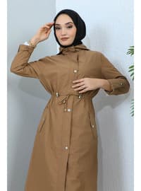Tan - Unlined - Trench Coat