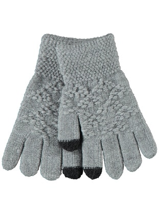 Grey - Kids Gloves - Kitti