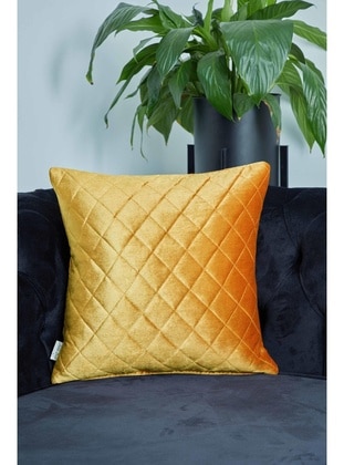 Mustard - Throw Pillow Covers - Aisha`s Design