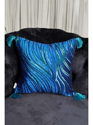 Saxe Blue - Throw Pillow Covers - Aisha`s Design