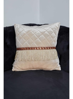 Beige - Throw Pillow Covers - Aisha`s Design