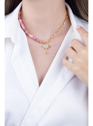 Pink - Necklace - Sose Moda