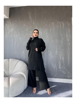 Anthracite - Knit Suits - Maymara