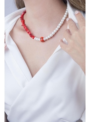 White - Necklace - Sose Moda