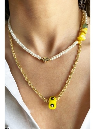 Yellow - Necklace - Sose Moda