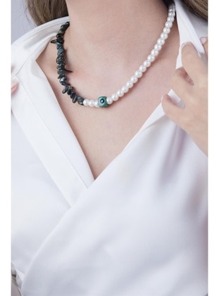 White - Necklace - Sose Moda