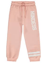 Powder Pink - Girls` Sweatpants