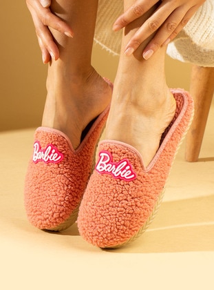 Pink - Home Shoes - Pembe Potin