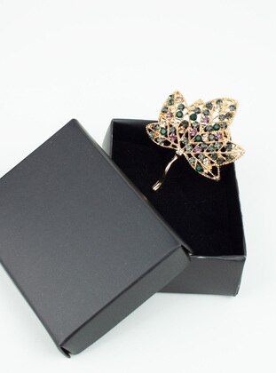 Gold color - Brooch - Pridza