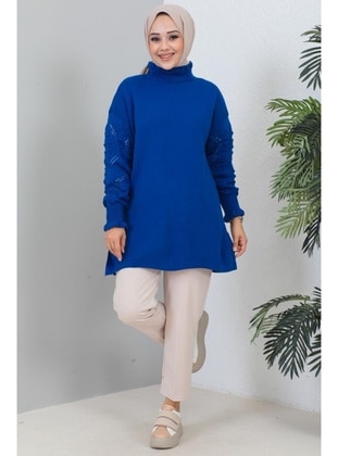 Saxe Blue - Knit Sweaters - Benguen