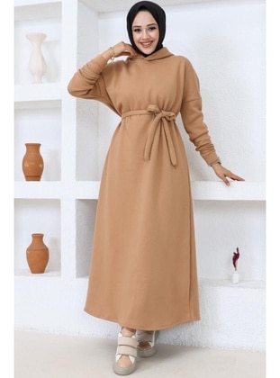 Camel - Modest Dress - Benguen