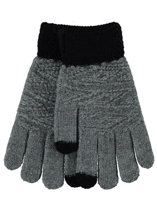 Grey - Kids Gloves - Kitti