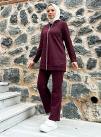 Maroon - Tracksuit Set