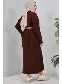 Brown - Knit Dresses