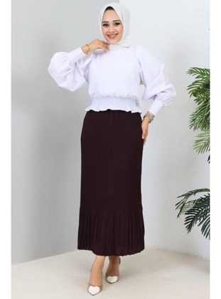 Purple - Skirt - Benguen