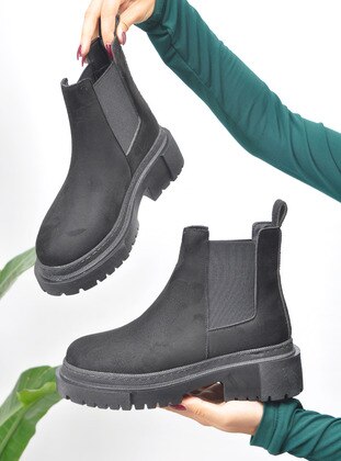 1000gr - Black Suede - Boot - Boots - Aska Shoes